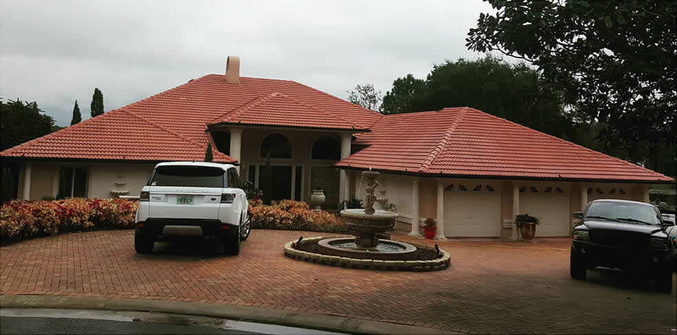 After roof cleaning